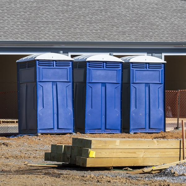 how do i determine the correct number of portable toilets necessary for my event in Dora